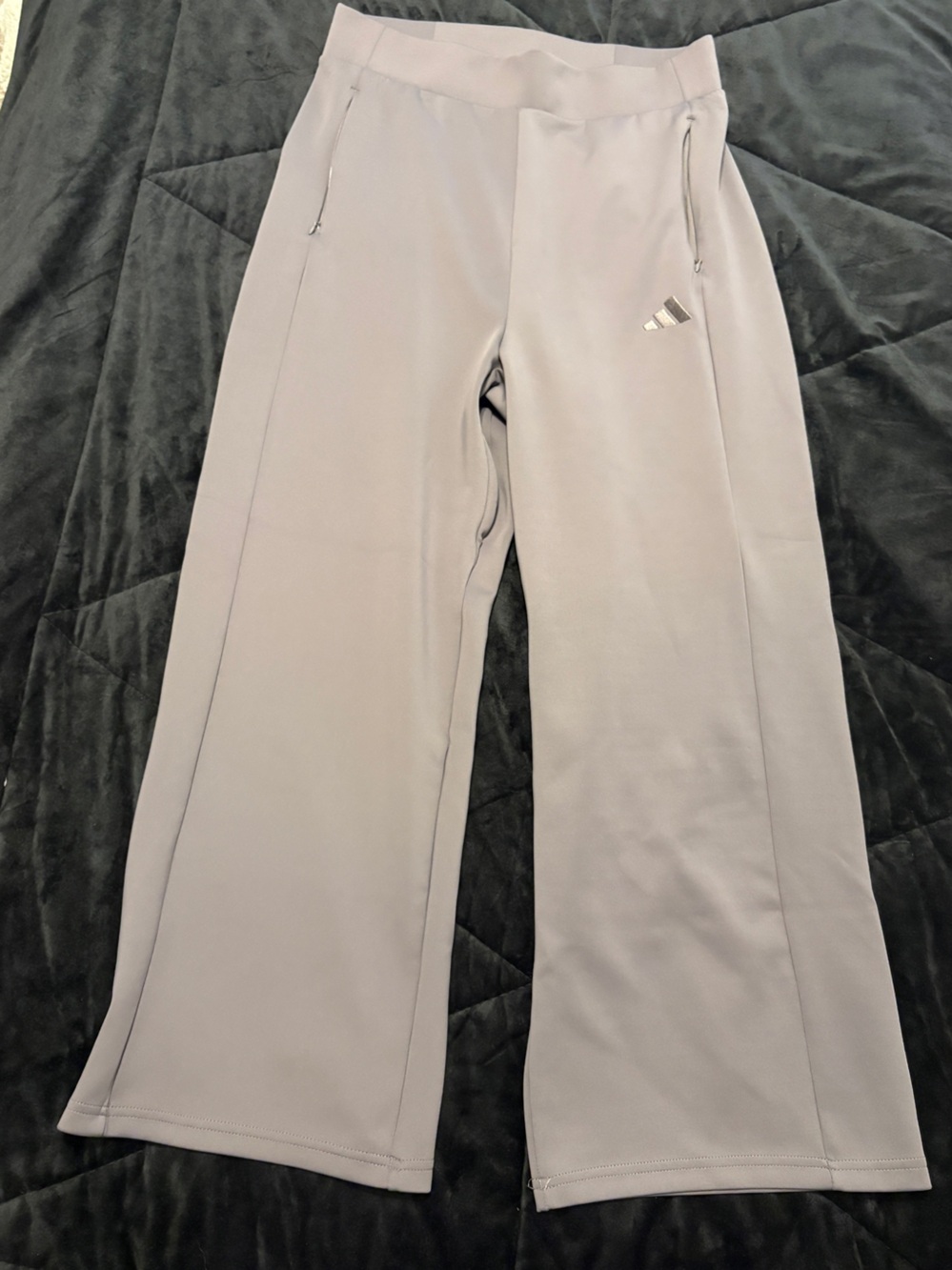 adidas Charcoal Gray Active Pants with adidas Logo Tag